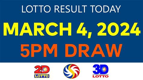 4d 5pm result today|4.